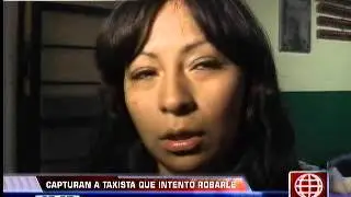 América Noticias:Capturan a falso taxista cuando intentaba asaltar a una pasajera