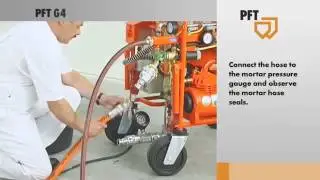 MISE EN SERVICE DÉTAILLÉE DE LA MACHINE A PROJETER LES ENDUITS SECS 145L - DUMATOS