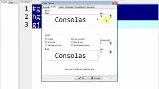 How to Zoom code font size in Dev C++ Hindi Urdu