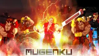 Fire Element Battle! Ken Burn is On Fire! vs Evil Ken, Evil Ryu, Sol Badguy MUGEN Multiverse