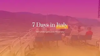 Discover Italy in 7 Days: Your Ultimate Itinerary Guide! #travel #itinerary #viral