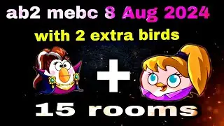 Angry birds 2 mighty eagle bootcamp Mebc 8 Aug 2024 with 2 extra bird Matilda+stella