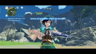 Genshin impact:( lost riches day 4 event ) solo 3 abyss mage coop event