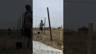 монтаж забора из профлиста