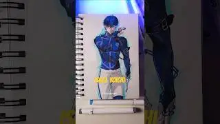 Drawing Isagi yoichi from Blue Lock 