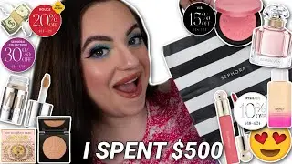 SEPHORA SPRING SAVINGS EVENT HAUL + TRY ON