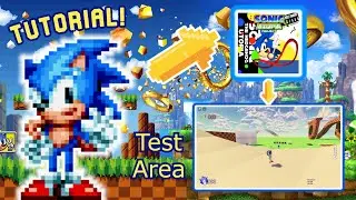How to get to the Test Area in "Sonic (Project) Utopia" on ROBLOX!