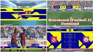 Scoreboard eFootball 2022 | Potato Patch VR Patch