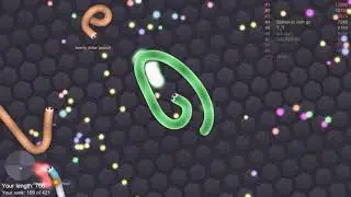 Slither.io - 1 HACKER SNAKE VS 94683 PRO SNAKES!! // Slither.io Gameplay FAILS
