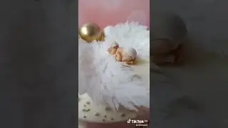 Торт на Крещение девочки