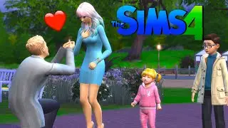 Sims 4 Love Story Proposal - Titi & Baby Goldie Family