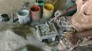 Chettinad athankudi tile making