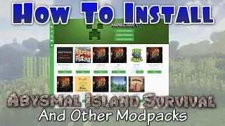 How to Install Minecraft Modpacks Using Twitch App (Abysmal Island Survival and others)