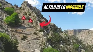 ¡Así de EXPUESTA es ésta ruta EXTREMA en MTB! (Peligrosísima y Espectacular)