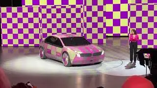 In the future, exterior color of your car can vary at will, by @BMW #CES2023