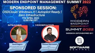 OSDCloud Windows 11 Autopilot Ready Zero infrastructure