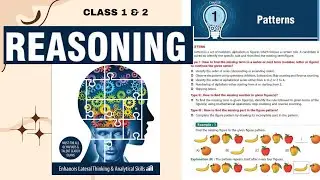 📚Chapter- PATTERN |🥰Logical reasoning for class 1 & 2 🥰|Useful for IMO,NSO olympiad exams 👍|