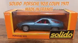 SOLIDO  PORSCHE 928 COUPE 1977 MADE IN FRANCE