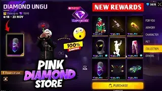 18 November Pink Diamond Store 🤯 Pink Diamond Se Kya Kya Milega | Pink Diamond Store Free Fire 2025