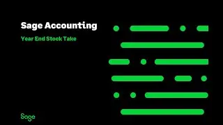Sage Business Cloud Accounting (AME) - Year End Stock Take