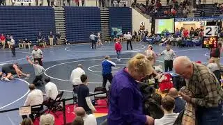 Colton Quantz 2020 OHSAA District RD 2 Championships