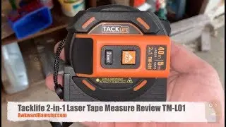Tacklife 2 in 1 Laser Tape Measure Review TM-L01