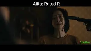 Alita is crying watching her R-rated movie!