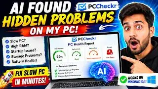 Fix Slow PC in Minutes with PCCheckr | AI PC Health Check