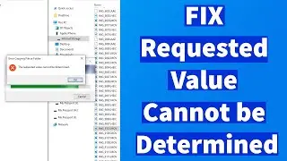 FIX The Requested Value Cannot be Determined While Copying iPhone to PC