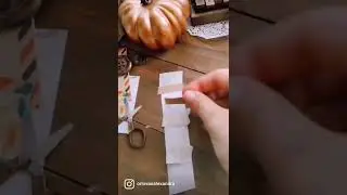 Скотч из остатков бумаги. Идея безотходного творчесва.🧡