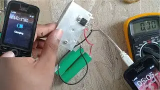 Mobile charging using 7805 IC