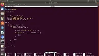 how to make a digital clock using C language from terminal in linux(ubuntu)