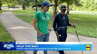 Health Benefits of Walking - GMA celebrates National Walking Day with Walk with a Doc!