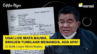 Usai Live Mata Najwa, Brigjen Tumilaar Menangis. Ada Apa? - Di Balik Layar Mata Najwa| Catatan Najwa