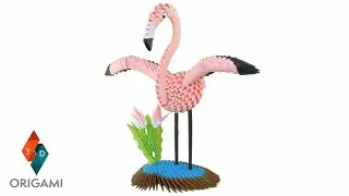 3D Origami - Flamingo - Tutorial