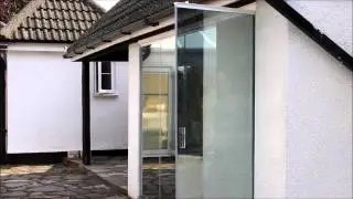 Frameless Glass Doors with one-way glass