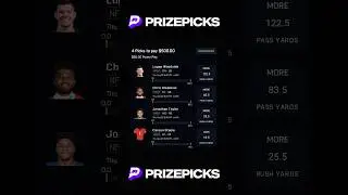 Let’s get another NFL W tonight on PrizePicks with this four -man play!! 💰
