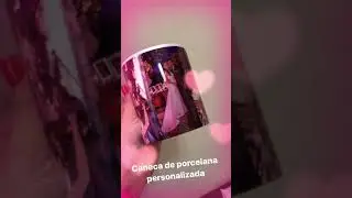 Caneca de porcelana com a sua foto