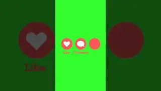 Like Comment Share Green Screen Effect
