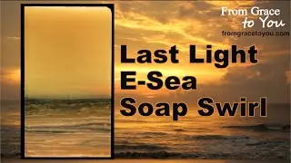 Last Light E Sea Cold Process Soap Swirl