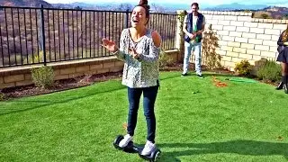 Teaching Them To Ride Hoverboards!