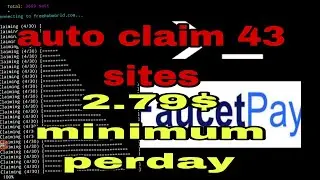 New termux script| auto faucet claim 43 sites | python script 100% working | V3 