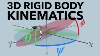 Rotation Matrix, Euler Angles, Principal Axis-Angle of Rotation, 3D Rigid Body Kinematics Lecture 12