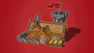 Minecraft: Build a Survival Medieval House Tutorial [Step by Step]