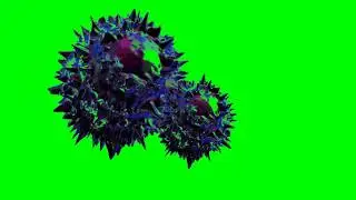 Green Screen Coronavirus Effects Footage Animation with mouvement