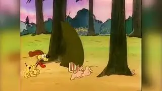 Garfield feet lickle scene