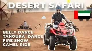 Dubai Desert Safari Tour🐫 🏜️🇦🇪 | Belly Dance , Camel Rides & BBQ Feast! 