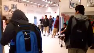 PURGE PRANK ON STUDENTS! (their reaction is hilarious)