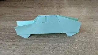 Origami paper car   /   Оригами машина из бумаги