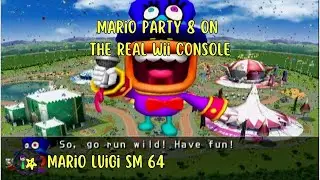 mario party 8 on the real wii console